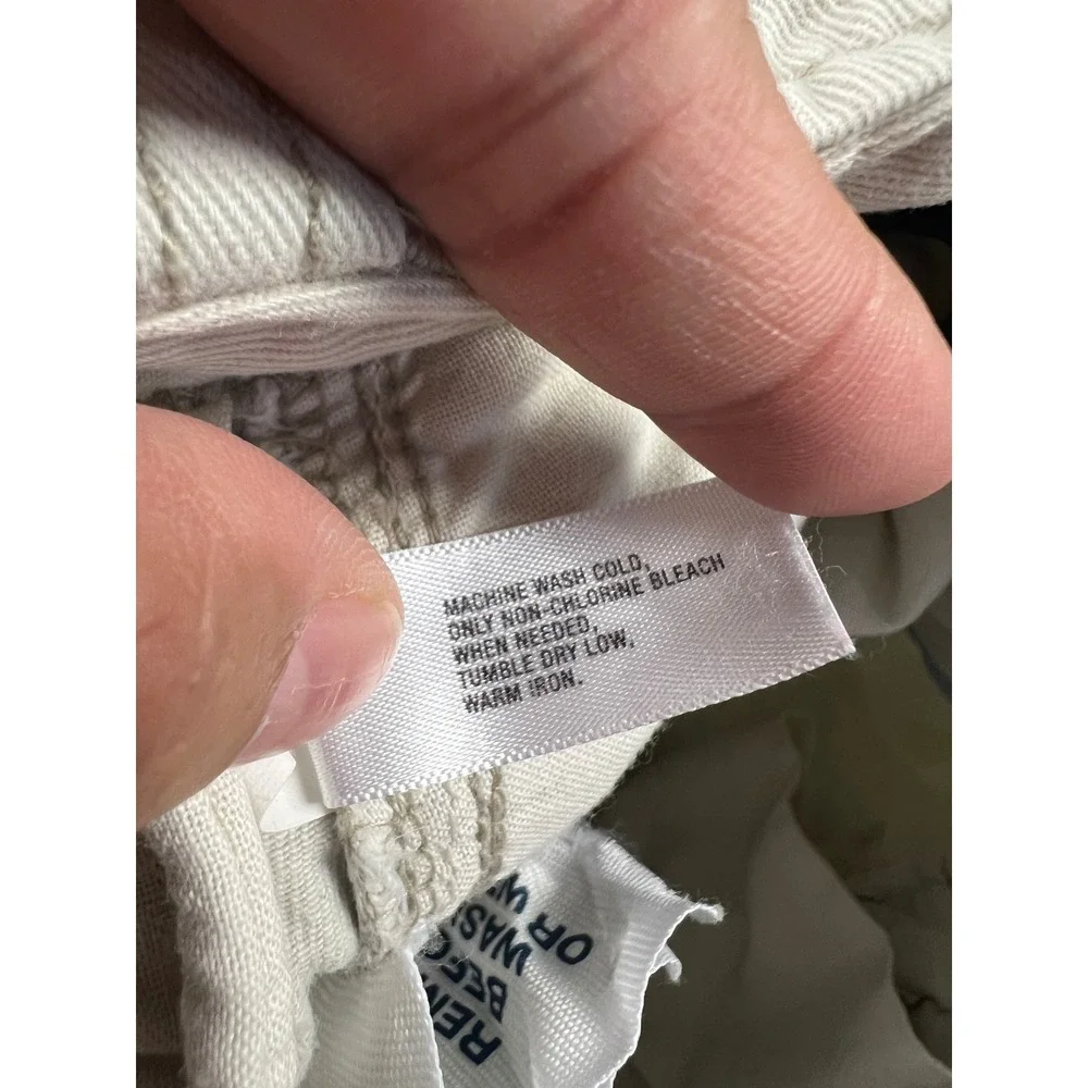 Gap Chino Pants Boys 8 Slim Khaki Cotton Twill Classic Slim Fit Trousers